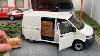 1 18 Volkswagen Transporter T5 Panel Van 2003 White Norev Unboxing