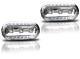 2 Repetiteur Led Vw T5 Bus Multivan Caravelle Lateraux Chrome M1 Cristal
