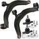 2x Bras + Joints De Cotisation Avant Pour Vw T5 Transporteur Combi Bus Multivan
