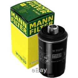 7L Mannol 5W-30 Break Ll + Mann-Filter Filtre VW Transporter V Bus 2.0