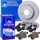 Ate Disques 280mm + Revêtements Avant Pour Vw T4 Transporter Bus Boîte Multivan