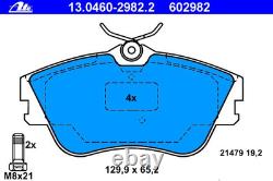 ATE Disques 282mm + Revêtements Avant pour VW T4 Boîte Transporter Bus Multivan