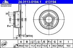ATE Disques 294mm + Revêtements Arrière pour VW T4 Transporter, Multivan Bus Box