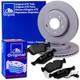 Ate Disques 308mm + Revêtements Avant Pour Vw T5 T6 Multivan Transporter Bus