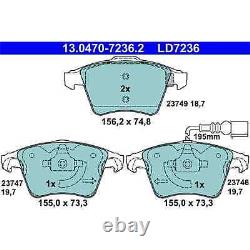 ATE Disques + Céramique Avant Convient pour VW T5 T6 Multivan Transporter Bus