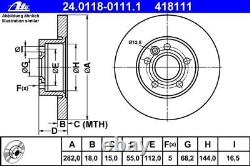 ATE Disques + Revêtements Avant+Arrière pour VW T4 Transporter, Multivan de Bus
