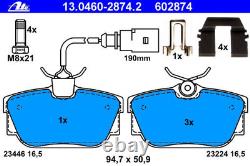 ATE Plaquettes de Frein Kit avant + Arrière pour VW Transporter, Multivan Bus A