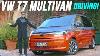 All New Vw Multivan T7 Driving Review 2022 Volkswagen Microbus Phev