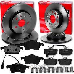 BREMBO Disques + Revêtements Avant+Arrière pour VW T4 Transporter, Multivan Bus