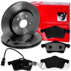 BREMBO Disques + Revêtements Avant+Arrière pour VW T4 Transporter, Multivan Bus