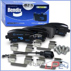 Bendix Disques De Frein + Plaquettes Arrière Pour Vw Multivan Transporter Bus T5