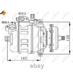 Compresseur Climatisation pour VW Transporter V Bus, Multivan