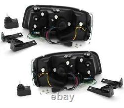 Ensemble De Feux De Position LED Noirs Pour VW T5 BUS 03-09 Multivan Transporter