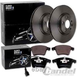 EuroBrake Disques 333mm + Revêtements Avant pour VW T5 Transporter, Multivan Bus