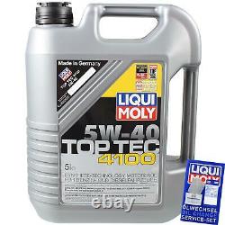 FILTRE DE KIT D'INSPECTION HUILE LIQUI MOLY 7L 5W-40 pour VW transporteur V Bus