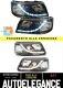 Feux De Jour Optique Phares Pour Vw T5 Bus 03-09 Noir Multivan Transporter