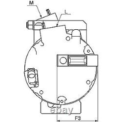 HC-Cargo Compresseur Climatisation Convient pour VW Transporter V Bus Multivan
