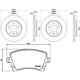 Hella Pagid Set Freins Arrière Convient Pour Vw T5+t6 Multivan Transporter Bus