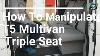 How To Manipulate The T5 Multivan Triple Seat