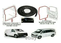 Kit Joints pour VW T6 Bus Multivan Boîte 2xTürdichtung 1xHeckklappendichtung