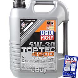 Liqui Moly 7L Toptec 4200 5W-30 Huile Mann pour VW Transporter V Bus 7HB 7HJ