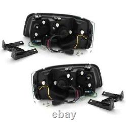 Luci Diurne Optique Fari Pour VW T5 Bus 03-09 Noir Multivan Transporter