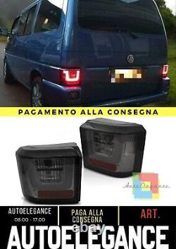 Lumières Arrière LED Fumée pour VW T4 Bus 90-03 Transporter Multivan Caravelle