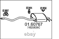 MTS Silencieux pour VW Transporter V Bus Multivan