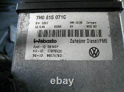 Original vw t5 tdi diesel chauffage zuheizer webasto thermo top C 7h0815071c