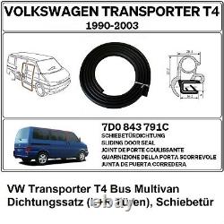 Pour VW Transporter T4 Bus Multivan Kit Joints L+R Portes, Porte Coulissante