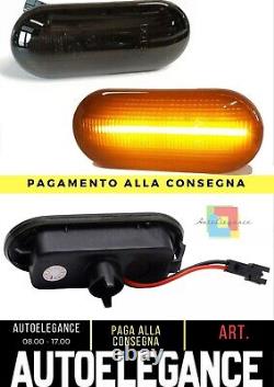 Set Clignotants Latéral LED Noir pour VW T5 Bus Multivan Transporter 03-09