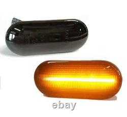 Set Clignotants Latéral LED Noir pour VW T5 Bus Multivan Transporter 03-09