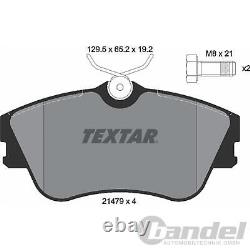 TEXTAR Disques 282mm + Revêtements Avant pour VW T4 Bus Transporter, Multivan