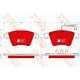 Trw Plaquette De Freins Gdb1556dte Pour Vw Transporter V Bus 7hb 7hj 7eb 7ej
