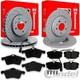Zimmermann Disques De Frein + Revêtements Pour Vw T4 Transporter, Multivan Bus